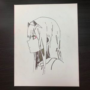 Hand Painted Zero Two